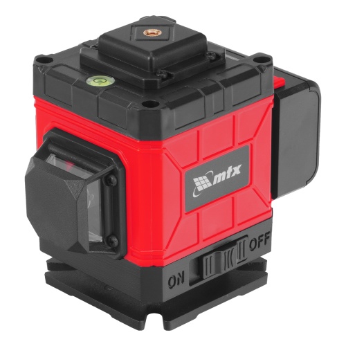 лазерный уровень мультипризменный mtx ml 360-3 pro set 30 м, аккумулятор li 3000 мач состоит из 2 частей фото 2
