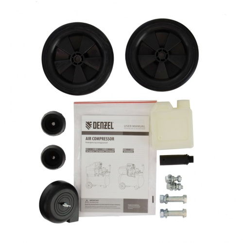 компрессор воздушный denzel dc1700/50 фото 4