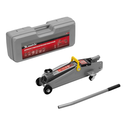 домкрат гидравлический подкатной matrix 51028 2 т 135-385