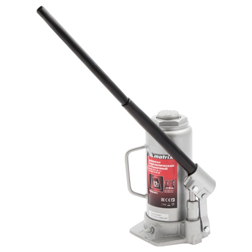 домкрат гидравлический бутылочный matrix 12 т 230-465 фото 5