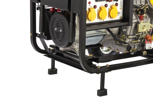 генератор дизельный denzel dd6300е 94657 5000 вт фото 3