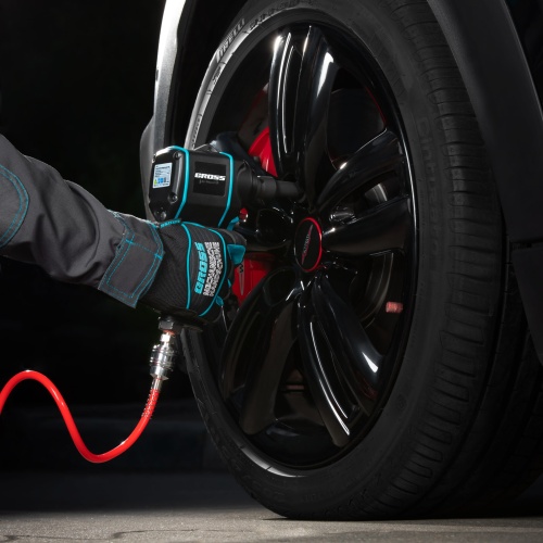 гайковерт пневматический ударный gross g985 twin hammer 9000 об/мин фото 3