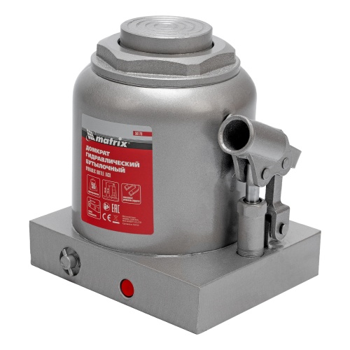 домкрат гидравлический бутылочный matrix 50 т 236-356 мм фото 10