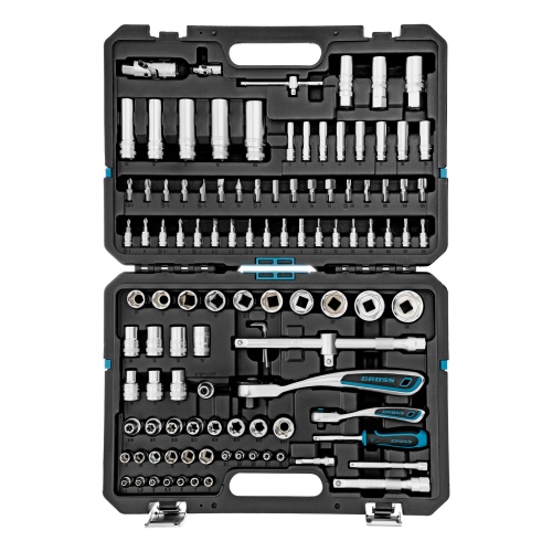 набор инструментов gross 109 предметов 1/2", 1/4" фото 8