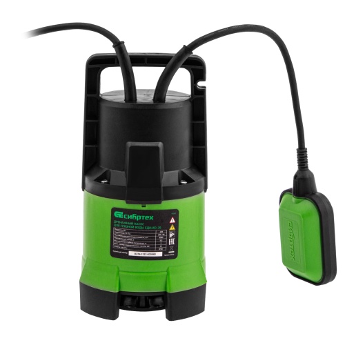 дренажный насос для грязной воды сибртех сдн450-35 фото 8