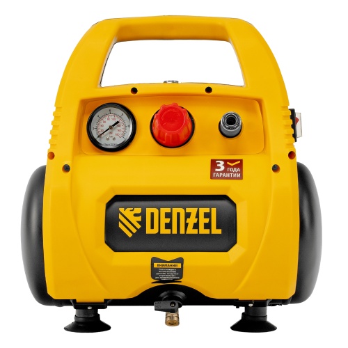компрессор воздушный безмасляный denzel 58057 рс 1/6-180 мощностью 1100 вт фото 7