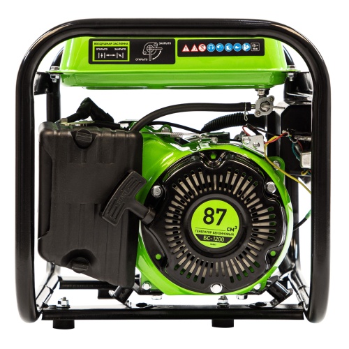 генератор бензиновый сибртех бс-1200 1000 вт фото 2