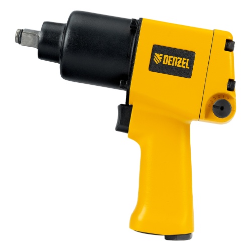 ударный пневмогайковерт denzel iw860 7000 об/мин c набором головок фото 10