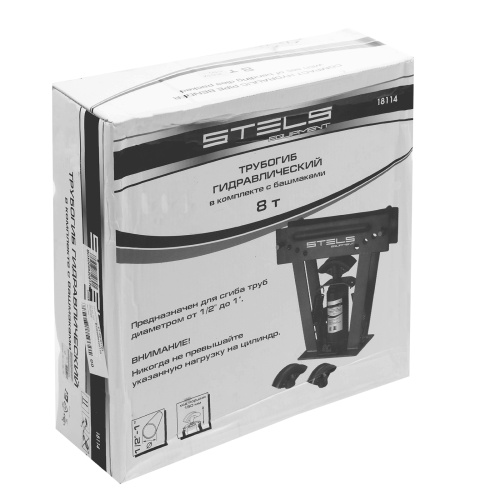 трубогиб гидравлический stels 1/2-1 8т в комплекте с башмаками фото 3