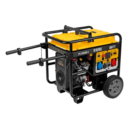 генератор бензиновый denzel ps-120ead-3 946984 12000 вт фото 4