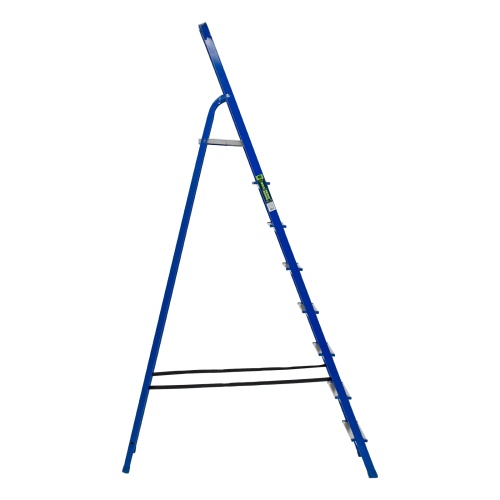 стремянка сибртех 8 ступеней стальной профиль / алюминиевые ступени 97958 фото 9