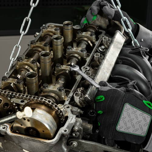 набор ключей комбинированных stels 6-32 мм 26шт crv, матовый хром фото 2