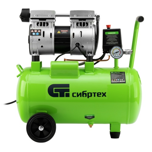 компрессор безмаслянный сибртех мб 1100/24 фото 6