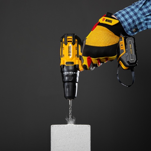 дрель-шуруповерт аккумуляторная denzel cdl-12-01cb 12в фото 4