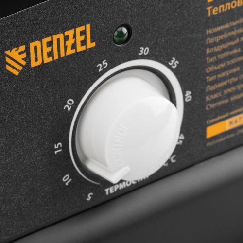 дизельная тепловая пушка denzel dhg-25i 25000вт 600 м3/ч прямой нагрев, термостат фото 5