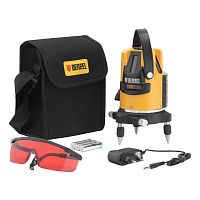 уровень лазерный denzel lx3 red 10 м