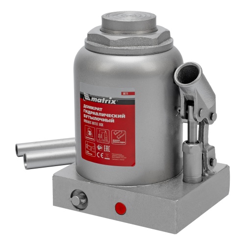 домкрат гидравлический бутылочный matrix 30 т 244-370 мм
