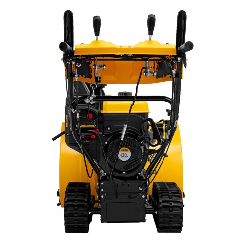 бензиновая снегоуборочная машина denzel sbl 711dt pro фото 5