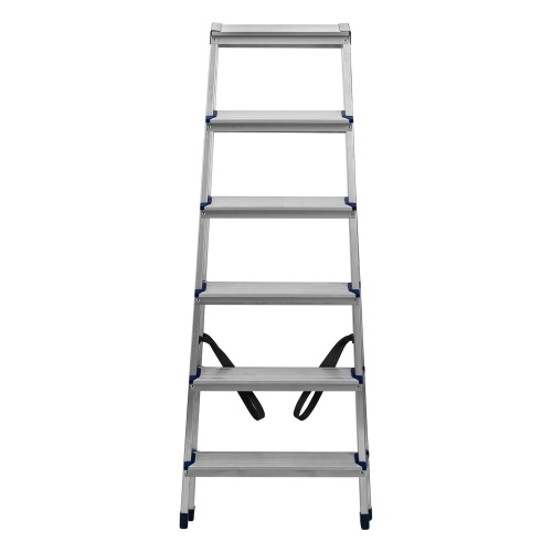 стремянка алюминиевая сибртех 6 ступеней двусторонняя 97926 фото 10