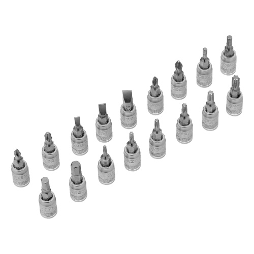 набор инструментов gross 14149 82 предметов 1/2", 1/4" c ключем-трещеткой из стали crv фото 2