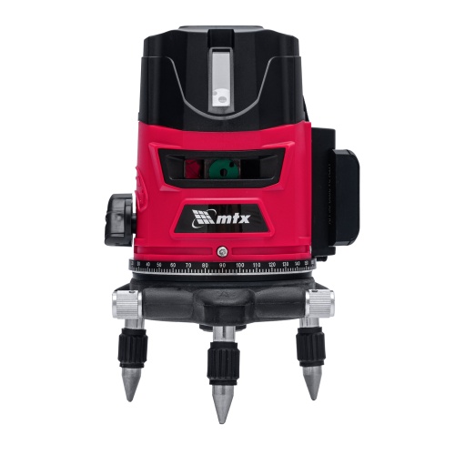 лазерный уровень mtx crl-30g 30 м зеленый луч, аккумулятор li 2400 mah
