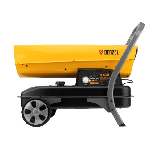 дизельная тепловая пушка denzel dhg-45i 45000вт 1000 м3/ч прямой нагрев, электронный термостат фото 8