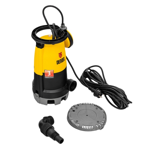 дренажный насос для чистой и грязной воды denzel dp450s 97267 фото 6