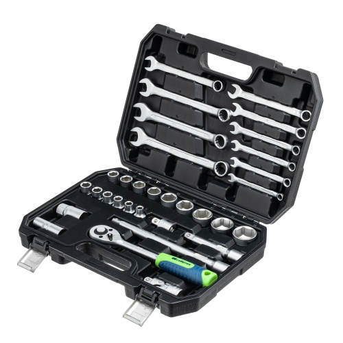 набор инструментов сибртех 32 предмета 1/2" в кейсе фото 9