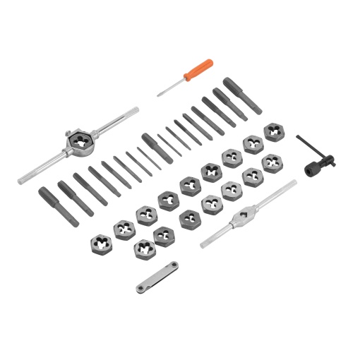 набор метчиков и плашек sparta м3-м12 40 предметов в боксе фото 8