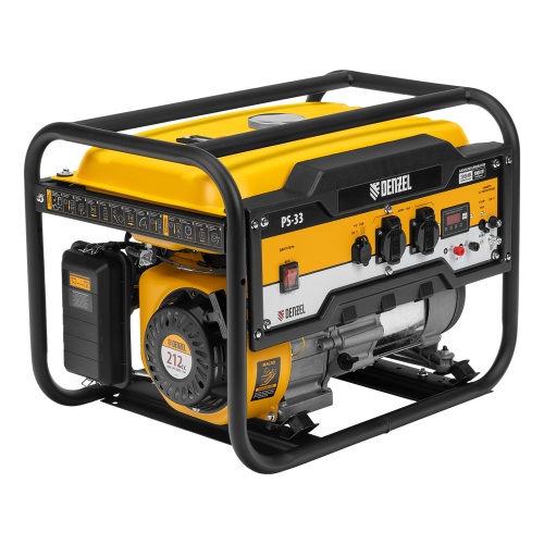 генератор бензиновый denzel ps 33 946834 3300 вт