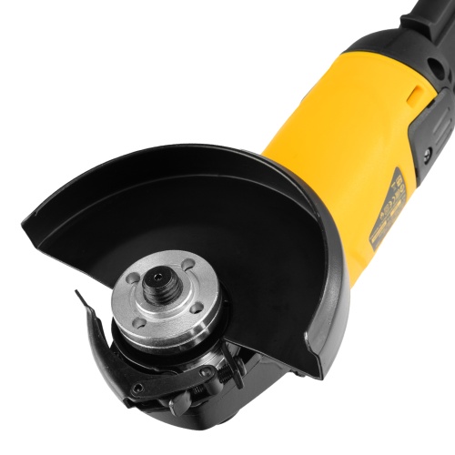 машина шлифовальная угловая denzel ag125-1100a 1100 вт фото 5