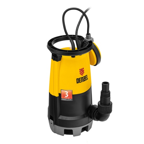 дренажный насос для чистой и грязной воды denzel dp450s 97267 фото 10