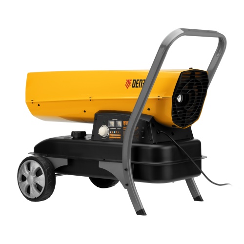 дизельная тепловая пушка denzel dhg-45i 45000вт 1000 м3/ч прямой нагрев, электронный термостат фото 6