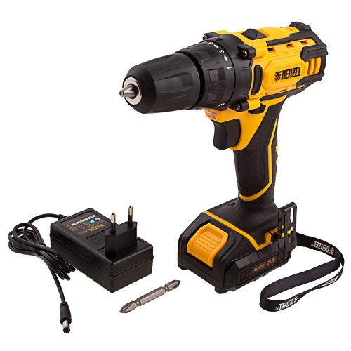 дрель-шуруповерт аккумуляторная denzel cdl-12-01cb 12в фото 5