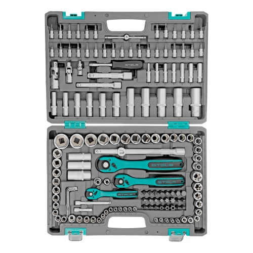 набор инструментов stels 151 предмет 1/4", 3/8", 1/2" 14114 фото 8