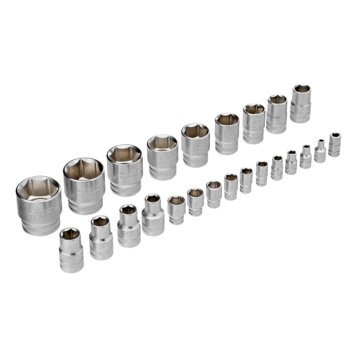 набор инструментов gross 76 предметов 1/2", 1/4" фото 4