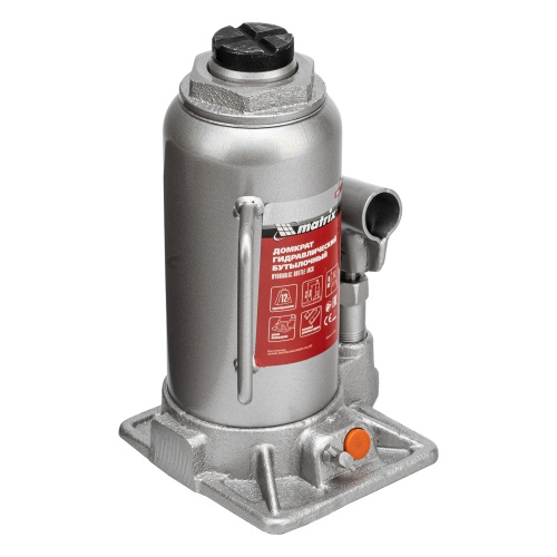 домкрат гидравлический бутылочный matrix 12 т 230-465 фото 9