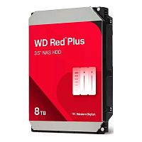 серверные жесткий диск hdd western digital sata-iii 8tb nas red plus, 5640rpm, 256mb 3.5" (wd80efpx)