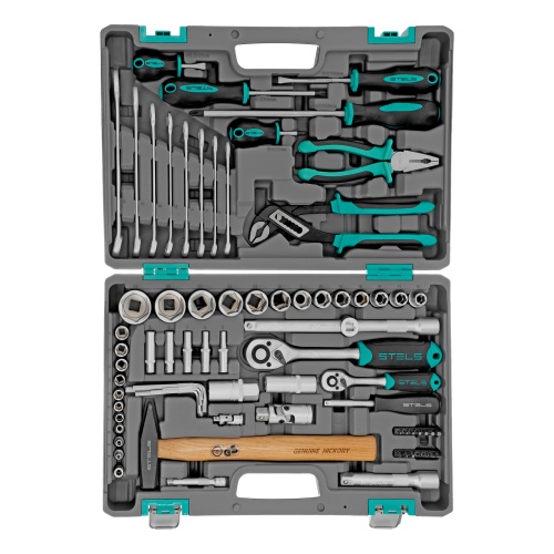 набор инструментов stels 14104 76 предметов 1/2", 1/4" в кейсе фото 8