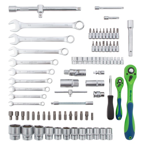 набор инструментов сибртех 82 предмета 1/2", 1/4" фото 8
