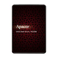 накопитель ssd apacer 512gb as350x 2.5", sata-iii, r/w 560/540mb/s, 3d nand, iops 87k/80k, mtbf 1,5m, 320tbw, rtl (ap512gas350xr-1)