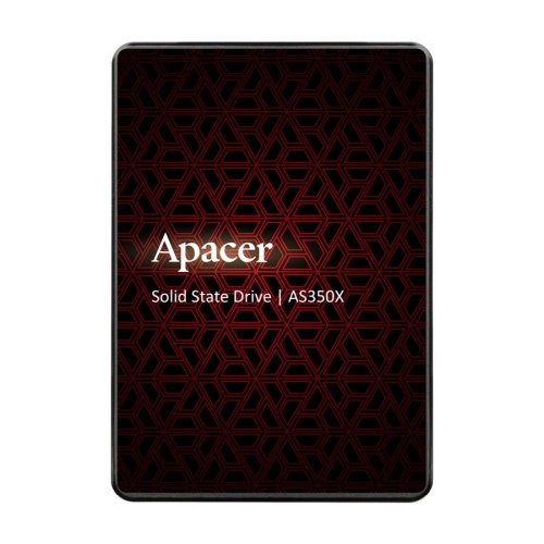 накопитель ssd apacer 512gb as350x 2.5", sata-iii, r/w 560/540mb/s, 3d nand, iops 87k/80k, mtbf 1,5m, 320tbw, rtl (ap512gas350xr-1)