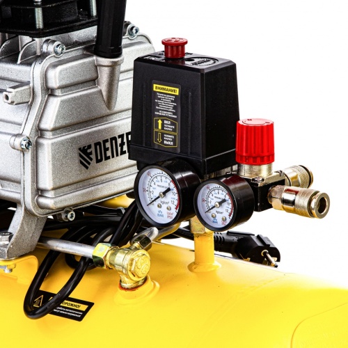 компрессор воздушный denzel dc1700/50 фото 3