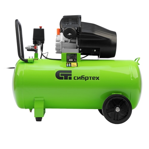 компрессор масляный воздушный сибртех кк-2200/100 фото 6