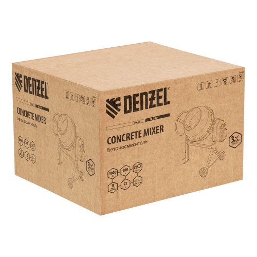бетоносмеситель denzel b-200 200 л фото 6