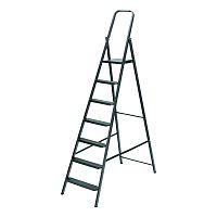 стремянка стальная сибртех 7 ступеней компактная 97947