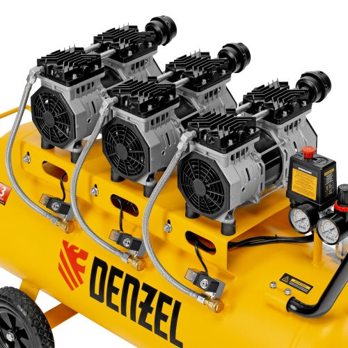 компрессор безмасляный denzel dls 1800/100 фото 3