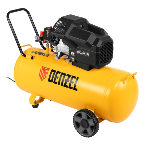 компрессор воздушный denzel dkv2200/100 х-pro фото 8