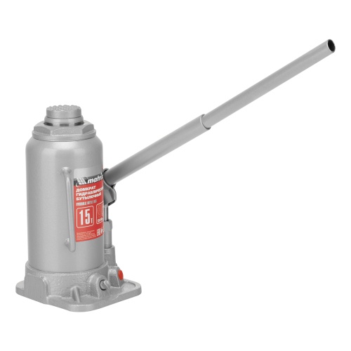 домкрат гидравлический бутылочный matrix 15 т 230-460 фото 3