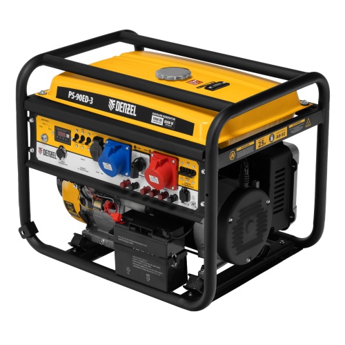 генератор бензиновый denzel ps 90 ed-3 946944 9000 вт фото 10